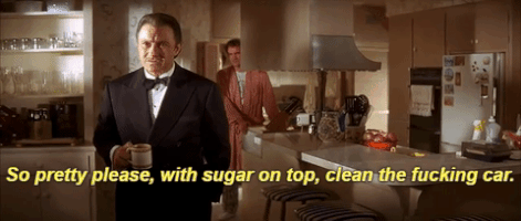 joe_zeff pulp fiction tarantino car clean mr. wolf GIF