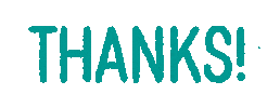 Thanks Gracias Sticker by La Lágrima Tattoo