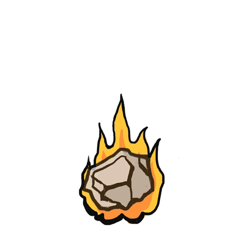 fire rock GIF by Maxis