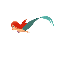 The Little Mermaid Animation Sticker by Gods'School / The Olympian gods