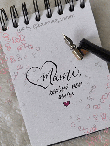Mothers Day Lettering GIF