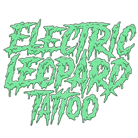 Electric Leopard Tattoo Sticker
