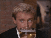 drinking beer animated gif