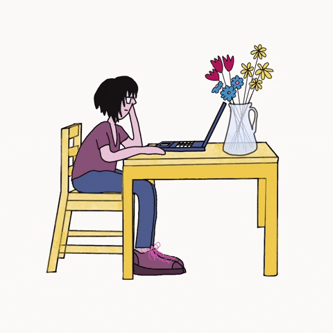 Computer Studying GIF by My Doodles Atalier