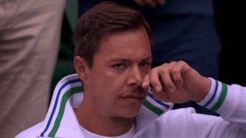 Happy Tears Crying GIF by Wimbledon
