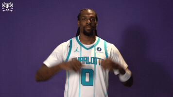 Naz Reid Flex GIF by Charlotte Hornets