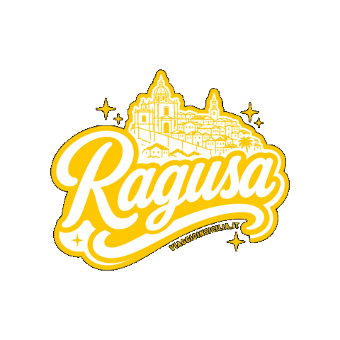 Ragusa Sticker by Viaggio in Sicilia