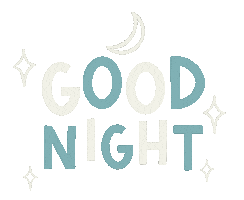 Sleepy Good Night Sticker