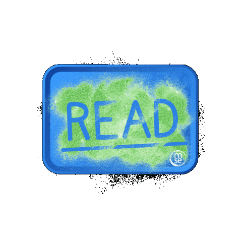 Sand Read Sticker by IMSE