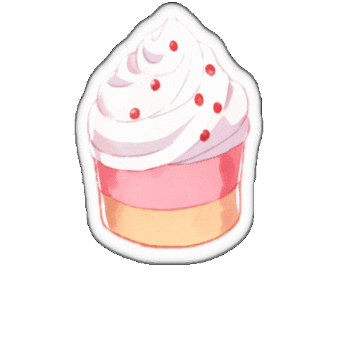 Cup Cake Cafe Sticker