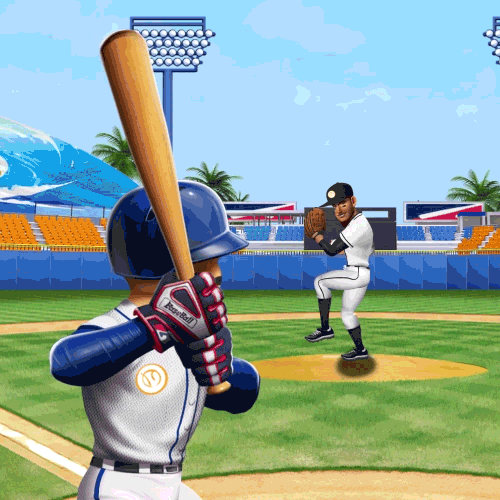 Homerun Batter GIF by World Baseball Stars