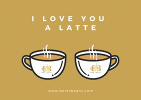 I Love You Hearts GIF by Berk's Beans Coffee