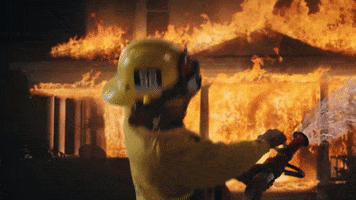 Fire Firefighter GIF by BRS Kash