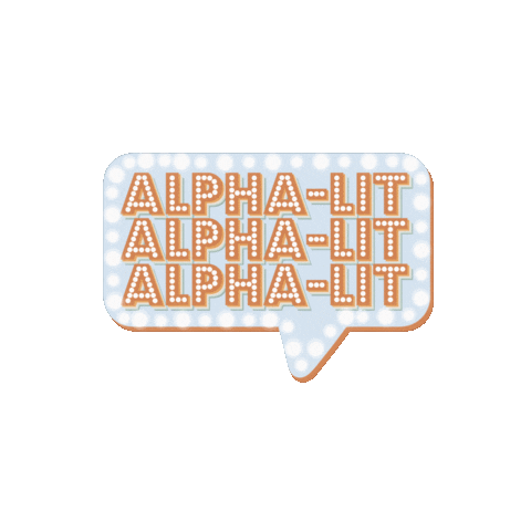 alphalitlhouston Sticker