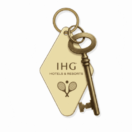 Tennis Club Hotel Key GIF by IHG Hotels & Resorts