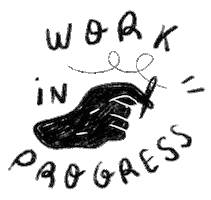 Work In Progress Wip Sticker by ladoucepunchline