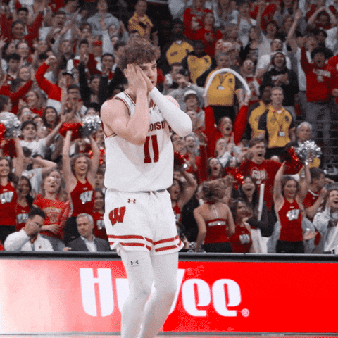 Buzzer Beater Win GIF by Wisconsin Badgers