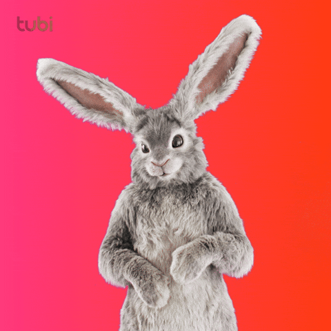 Bunny Rabbit GIF by Tubi by tubi