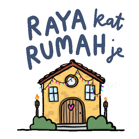 Eid Raya Sticker by ifalukis