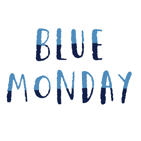 Blue Monday Sticker