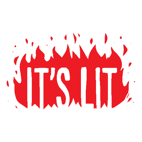 Its Lit Sticker by Aeropostale for iOS & Android GIPHY