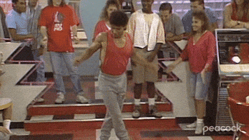 Saved By The Bell Dancing GIF by Peacock