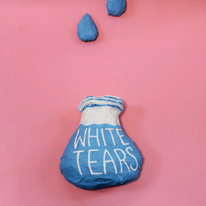 white tears mug gif