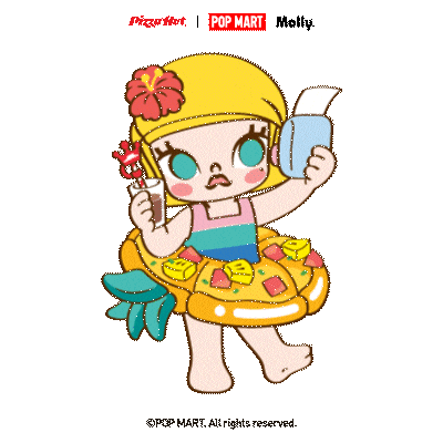 Beach Vacation Sticker by PizzaHutID