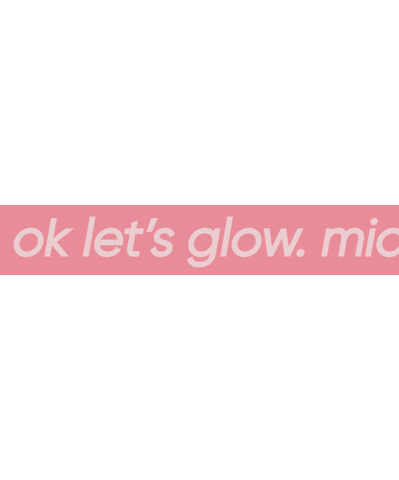 Skincare Glow Up Sticker by Micro Glow