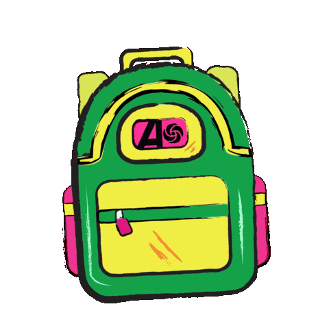 animated school bag