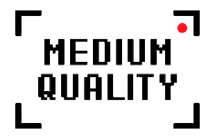 MEDIUM QUALITY Sticker