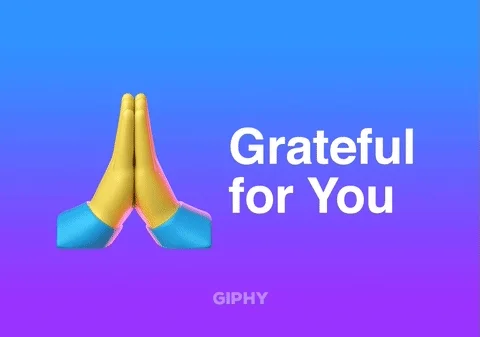 Thanks Thank You GIF by GIPHY Cares
