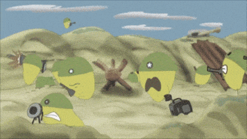 war fighting GIF by Channel Frederator
