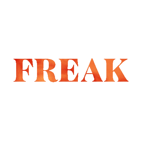 Freak Sticker by Jada Michael