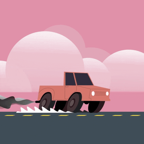 Animation Driving GIF by Jonas Bødtker