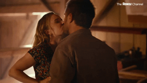 Travis Fimmel Kiss GIF by The Roku Channel - Find & Share on GIPHY