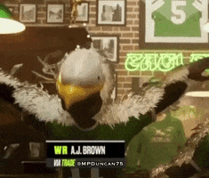 Eagles Aj Brown GIF by The Undroppables