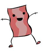 animated bacon