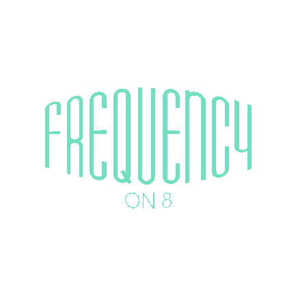 Frequency On 8 Sticker by Dubai7s
