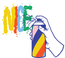 Spray Sticker by NPIRE