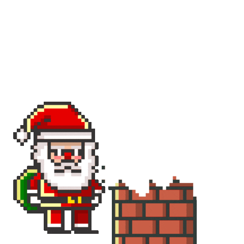 Christmas Pixel Sticker by circusplenus