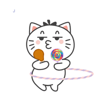Cat Eating GIF by Kiki