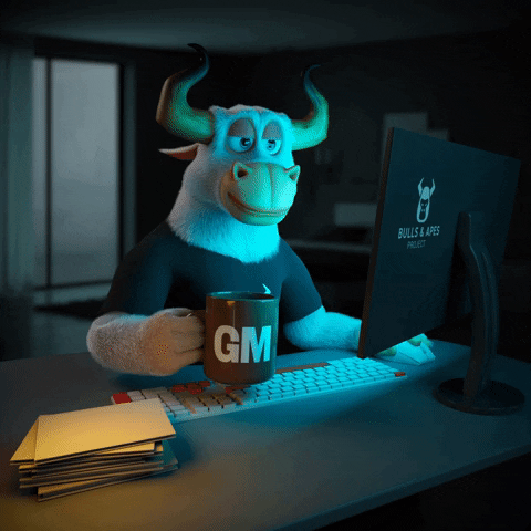 Good Morning Coffee GIF by Bulls & Apes Project