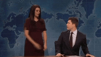 grabbing cecily strong GIF by Saturday Night Live