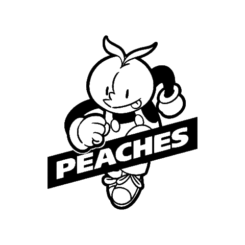 Peaches. One Universe Sticker