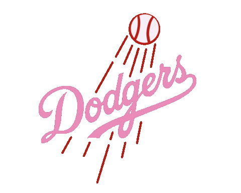 Los Angeles Baseball Sticker for iOS & Android