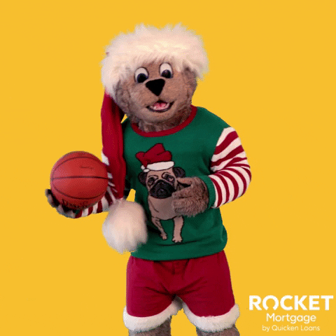 christmas popcorn GIF by Rocket Mortgage by Quicken Loans