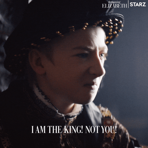 Mad King GIF by Becoming Elizabeth