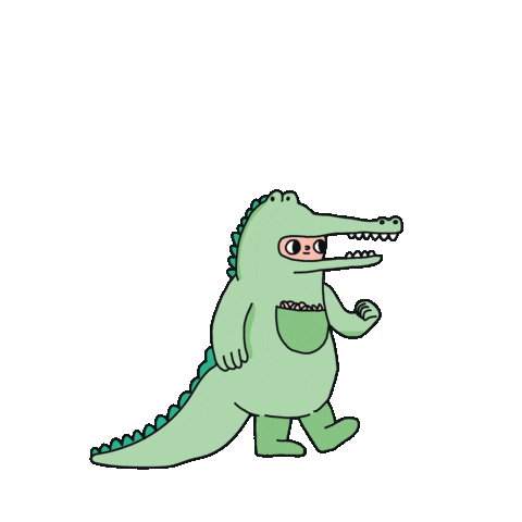 Krokodyl Sticker by Mauglí
