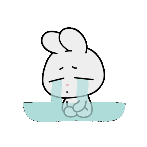 Sad Crying Sticker